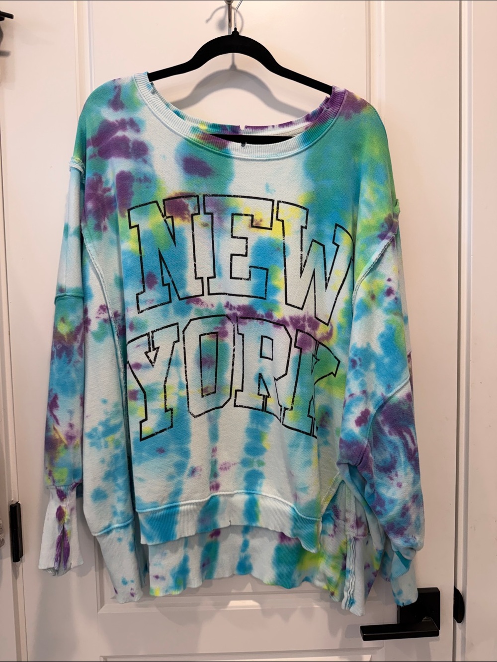 We The Free Graphic Camden Custom Tie-Dye 'New York'